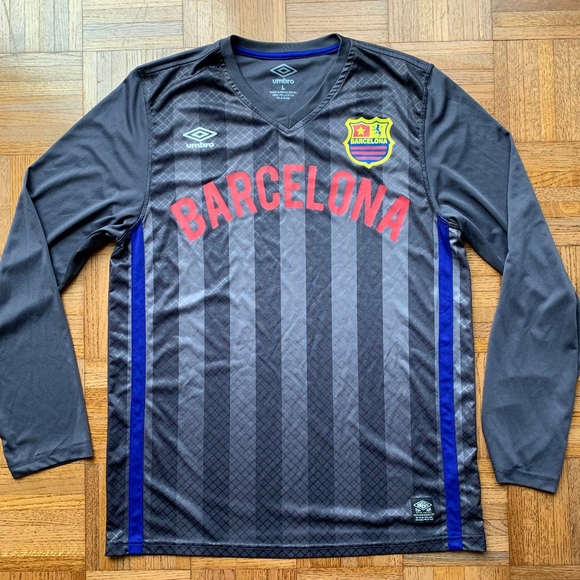 Umbro Other - Men's Umbro FC Barcelona Jersey Gray Blue Red, L